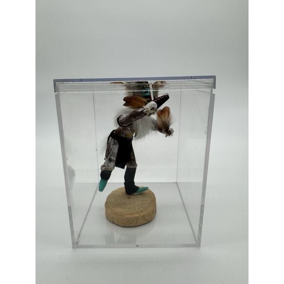 Vintage Native American Badger Kachina Doll Figurine Handmade 5” Collectibles - Picture 3 of 11